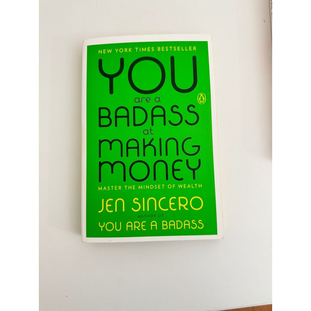 You Are a Badass at Making Money Jen Sincero Paperback Wealth Mindset Book